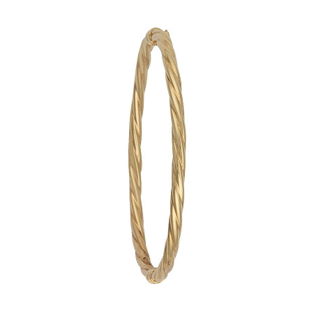 9ct Gold Ladies Twist Bangle