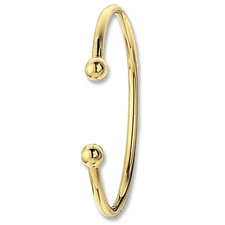 9ct Gold Baby Torque Bangle