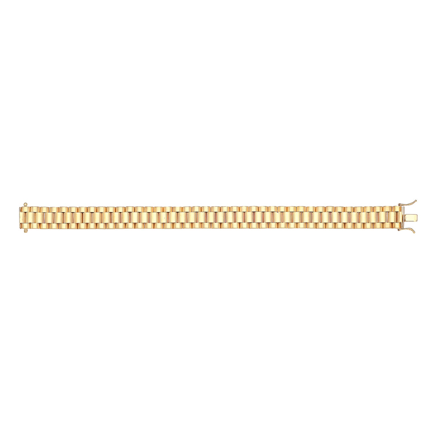 9ct Gold Watch Strap Men's Bracelet