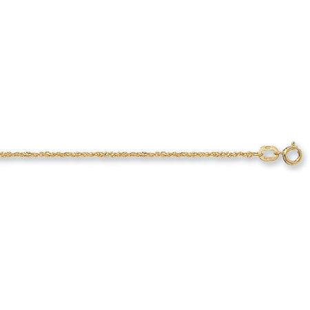 9ct Gold 18" Diamond Cut Singapore Chain