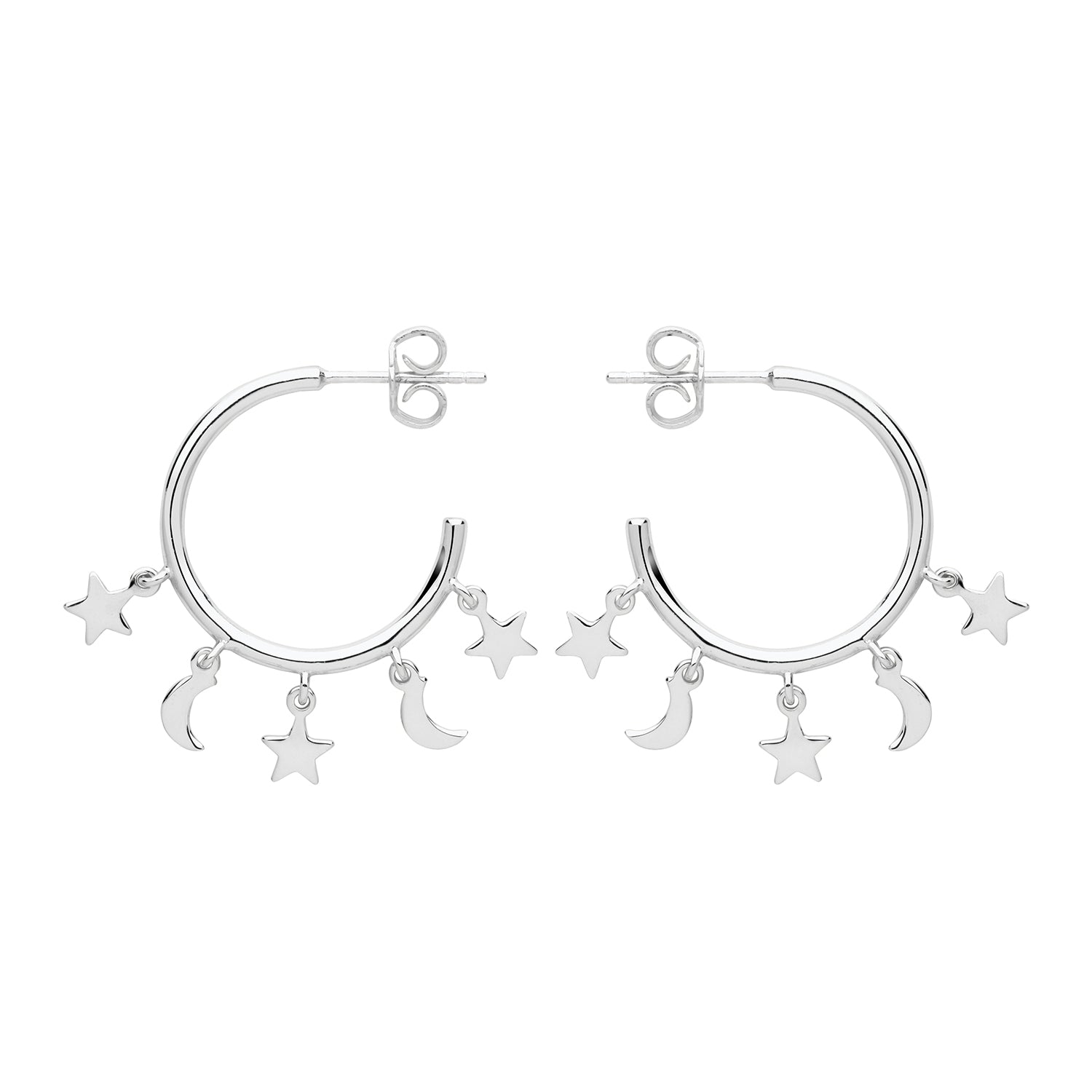 Sterling Silver Hoop Earrings